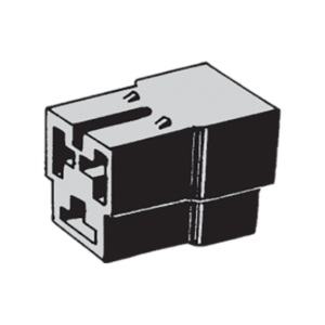 3-WAY FEMALE PIN-HOUSING MALE CONNECTOR