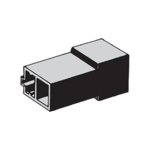 2-WAY MALE PIN-HOUSING FEMALE CONNECTOR